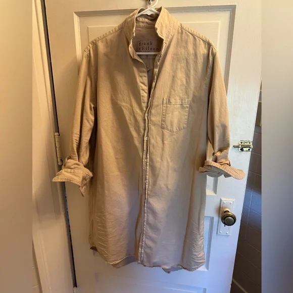 Frank & Eileen Mary Shirt Dress in Sand - Picture 3 of 7